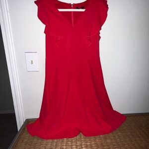 Tommy Hilfiger Vibrant Red Mini Dress